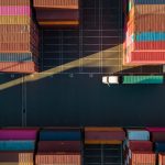 Container Yard From Above